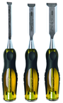 STANLEY® FATMAX® 3 Piece Short Blade Wood Chisel Set - Apex Tool & Supply