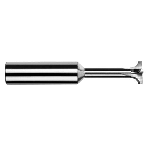 Corner Rounding End Mills - 0.0100″ Radius × 0.1875″ (3/16″) Head Diameter × 0.5000″ (1/2″) Neck Length Carbide 5° Flare Back Corner Rounding End Mill, 3 Flutes - Exact Industrial Supply