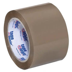 Tape Logic - Pack of (6) 55 Yd Rolls 3" Tan Acrylic Adhesive Packaging Tape - Apex Tool & Supply
