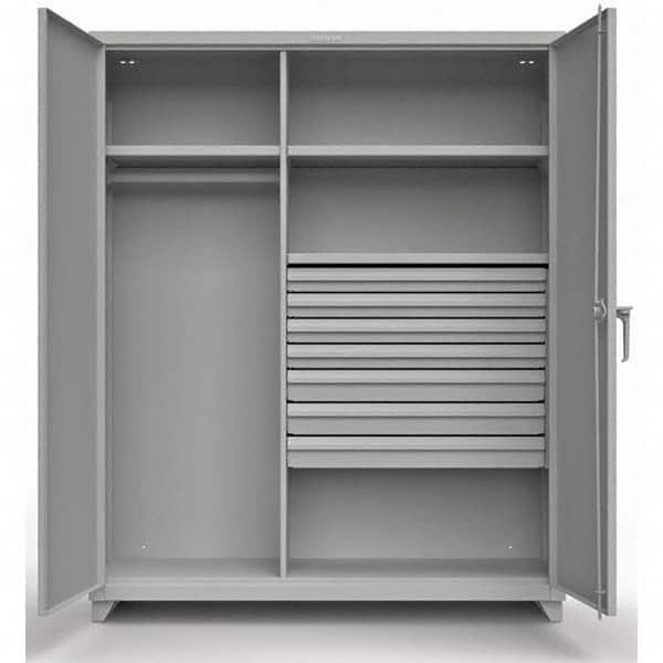 Strong Hold - Storage Cabinets Type: Wardrobe Width (Inch): 60 - Apex Tool & Supply