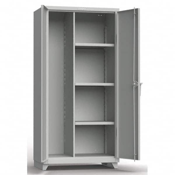 Strong Hold - Storage Cabinets Type: Heavy Duty Janitorial Width (Inch): 60 - Apex Tool & Supply
