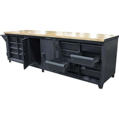 Strong Hold - Stationary Workstations Type: Workbench Cabinet Load Capacity (Lb.): 6,000 - Apex Tool & Supply