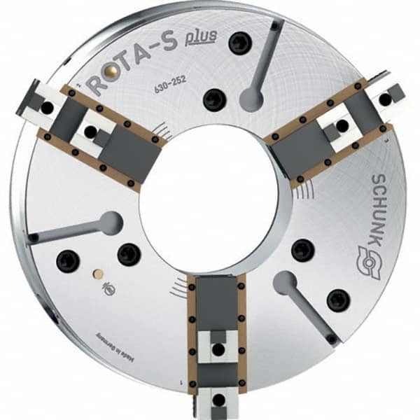 Schunk - Power Lathe Chucks Chuck Diameter (mm): 165.00 Chuck Diameter (Inch): 6-1/2 - Apex Tool & Supply