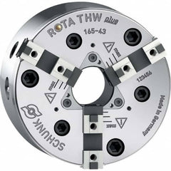 Schunk - Power Lathe Chucks Chuck Diameter (mm): 165.00 Chuck Diameter (Inch): 6-1/2 - Apex Tool & Supply