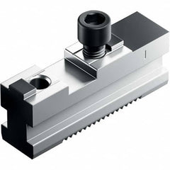 Schunk - 8" Max Chuck Diam Tongue & Groove Hard Lathe Chuck Master Jaws - Apex Tool & Supply