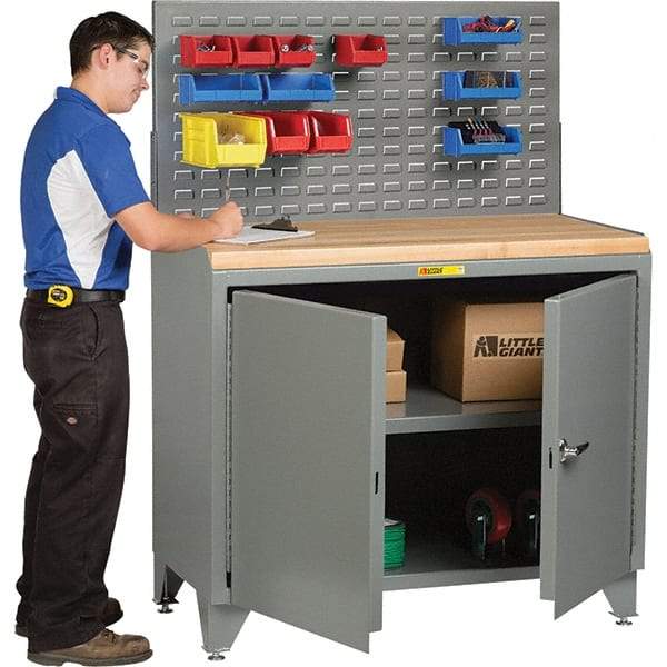 Little Giant - Stationary Workstations Type: Security Workstation Width (Inch): 48 - Apex Tool & Supply