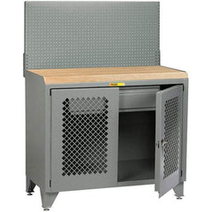 Little Giant - Stationary Workstations Type: Security Workstation Width (Inch): 36 - Apex Tool & Supply