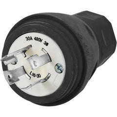 Hubbell Wiring Device-Kellems - 3-Phase Delta 480 VAC 30A NEMA L16-30P Industrial Twist Lock Plug - Apex Tool & Supply