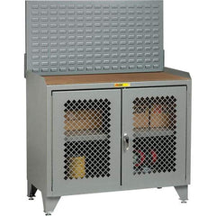 Little Giant - Stationary Workstations Type: Security Workstation Width (Inch): 48 - Apex Tool & Supply