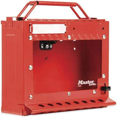 Master Lock - Group Lockout Boxes Portable or Wall Mount: Wall Mount Maximum Number of Padlocks: 15 - Apex Tool & Supply