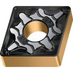 Turning Insert:  CNMG432-MP5 WPP20G,  Solid Carbide TiCN, Al2O3 & TiN Finish,  Neutral,  0.5080″ Long,  1/2″ Inscribed Circle,  0.0310″ Corner Radius,  80.0 &deg N/A Diamond,  Series  CNMG