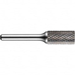 Precision Twist Drill - 3/32" Cut Diam, 1/8" Shank Diam, Carbide Double Cut Cylinder Burr - Apex Tool & Supply