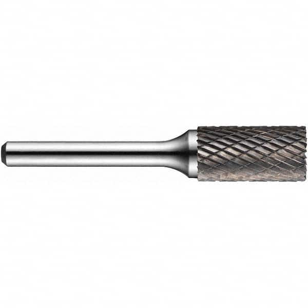 Precision Twist Drill - 3/4" Cut Diam, 1/4" Shank Diam, Carbide Double Cut Ball Burr - Apex Tool & Supply