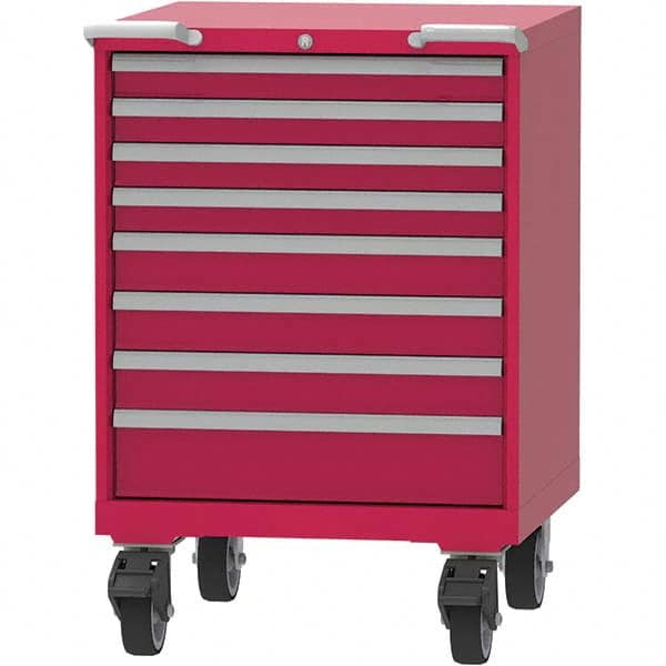 LISTA - 8 Drawer, 45 Compartment Bright Blue Steel Modular Storage Cabinet - Apex Tool & Supply