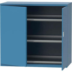 LISTA - 84 Compartment Bright Blue Steel Modular Storage Cabinet - Apex Tool & Supply