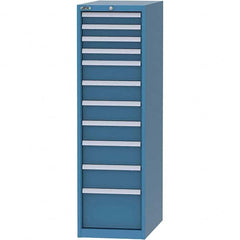 LISTA - 11 Drawer, 45 Compartment Bright Blue Steel Modular Storage Cabinet - Apex Tool & Supply