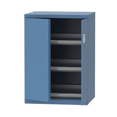 LISTA - 7 Drawer, 124 Compartment Bright Blue Steel Modular Storage Cabinet - Apex Tool & Supply