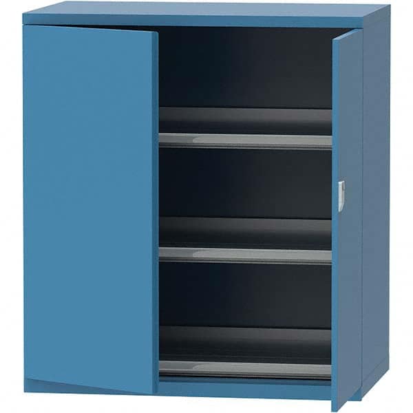 LISTA - 99 Compartment Bright Blue Steel Modular Storage Cabinet - Apex Tool & Supply