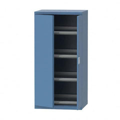 LISTA - 124 Compartment Bright Blue Steel Modular Storage Cabinet - Apex Tool & Supply