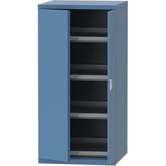 LISTA - 45 Compartment Bright Blue Steel Modular Storage Cabinet - Apex Tool & Supply