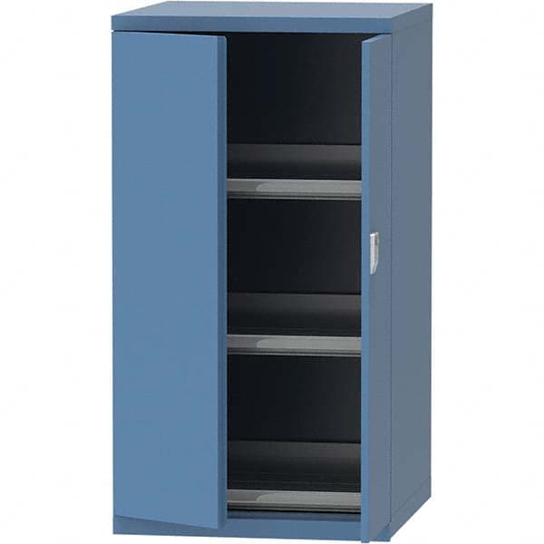LISTA - 45 Compartment Bright Blue Steel Modular Storage Cabinet - Apex Tool & Supply
