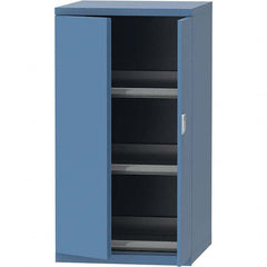 LISTA - 45 Compartment Bright Blue Steel Modular Storage Cabinet - Apex Tool & Supply