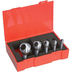 Cleveland - Countersink Sets Countersink Type: Zero Flute Minimum Head Diameter (Inch): 5/16 - Apex Tool & Supply