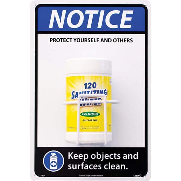 NMC - PPE Dispensers Type: Disinfectant Wipe Dispenser Station Mount: Table/Wall - Apex Tool & Supply