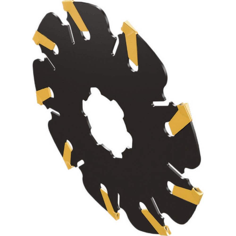 Iscar - Indexable Slotting Cutters Connection Type: Arbor Cutting Width (Decimal Inch): 0.0390 - Apex Tool & Supply