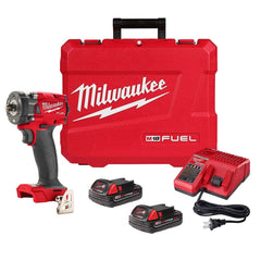 Milwaukee Tool - Cordless Impact Wrenches & Ratchets Voltage: 18.00 Drive Size (Inch): 3/8 - Apex Tool & Supply