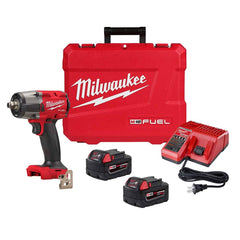 Milwaukee Tool - Cordless Impact Wrenches & Ratchets Voltage: 18.00 Drive Size (Inch): 1/2 - Apex Tool & Supply