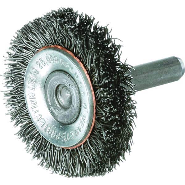 Osborn - Wheel Brushes Outside Diameter (Inch): 3 Shank Diameter (Inch): 1/4 - Apex Tool & Supply