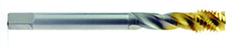 1/2-13 0 Fl H5 HSSE Spiral Fl Tap-- TiN - Apex Tool & Supply