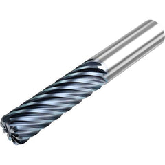 Niagara Cutter - 3/4" Diam 9 Flute Solid Carbide 0.12" Corner Radius End Mill - Apex Tool & Supply