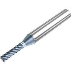 Niagara Cutter - 1/8" Diam 6 Flute Solid Carbide 0.01" Corner Radius End Mill - Apex Tool & Supply