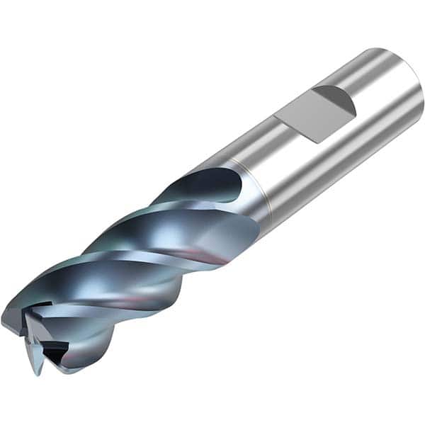 Niagara Cutter - 1/2" Diam 4 Flute Solid Carbide 0.12" Corner Radius End Mill - Apex Tool & Supply