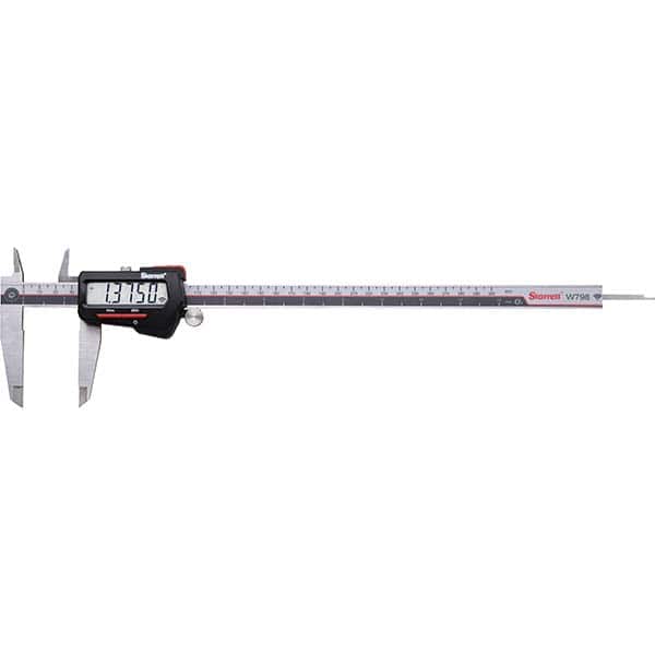 Starrett - Electronic Calipers Minimum Measurement (mm): 0.00 Maximum Measurement (mm): 300.00 - Apex Tool & Supply