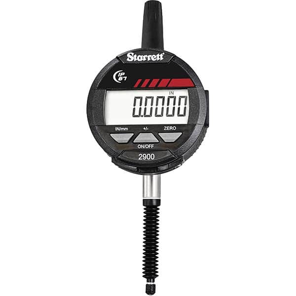 Starrett - Electronic Drop Indicators Minimum Measurement (Decimal Inch): 0 Minimum Measurement (Inch): 0 - Apex Tool & Supply