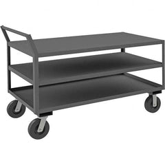 Durham - 4,800 Lb Capacity 3-Shelf Low Deck Service Truck - Apex Tool & Supply
