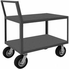 Durham - 1,200 Lb Capacity 2-Shelf Low Deck Service Truck - Apex Tool & Supply