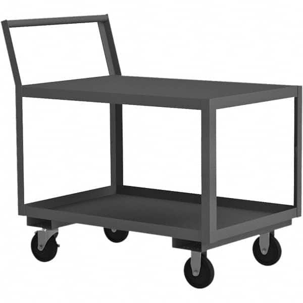 Durham - 1,400 Lb Capacity 2-Shelf Low Deck Service Truck - Apex Tool & Supply