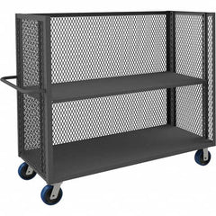 Durham - 3,600 Lb Capacity 1-Shelf 3-Sided Mesh Truck - Apex Tool & Supply