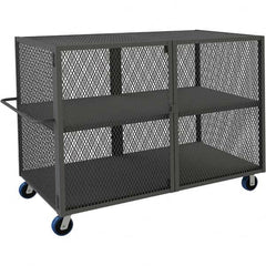 Durham - 2,000 Lb Capacity 2-Shelf Security Mesh Truck - Apex Tool & Supply
