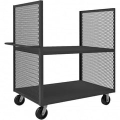 Durham - 2,000 Lb Capacity 2-Shelf 2-Sided Mesh Truck - Apex Tool & Supply