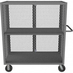 Durham - 2,000 Lb Capacity 1-Shelf Security Mesh Truck - Apex Tool & Supply