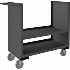 Durham - 1,200 Lb Capacity 2-Shelf 2-Sided Solid Truck - Apex Tool & Supply