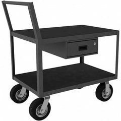 Durham - 1,200 Lb Capacity 2-Shelf Low Deck Service Truck - Apex Tool & Supply