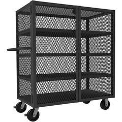 Durham - 2,000 Lb Capacity 4-Shelf Security Mesh Truck - Apex Tool & Supply