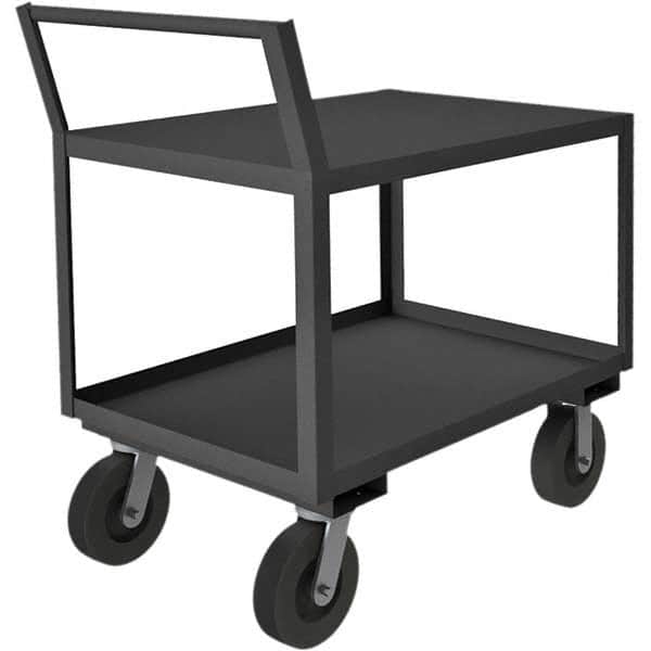 Durham - 1,200 Lb Capacity 2-Shelf Low Deck Service Truck - Apex Tool & Supply