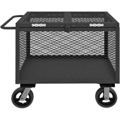 Durham - 2,000 Lb Capacity 1-Shelf 4-Sided Mesh Box Truck - Apex Tool & Supply